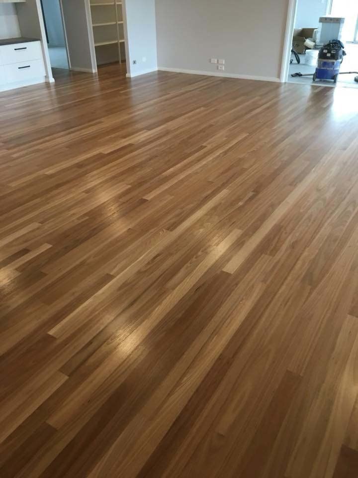 empty room with new wood floors