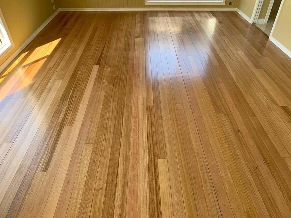 close up of light wood floors