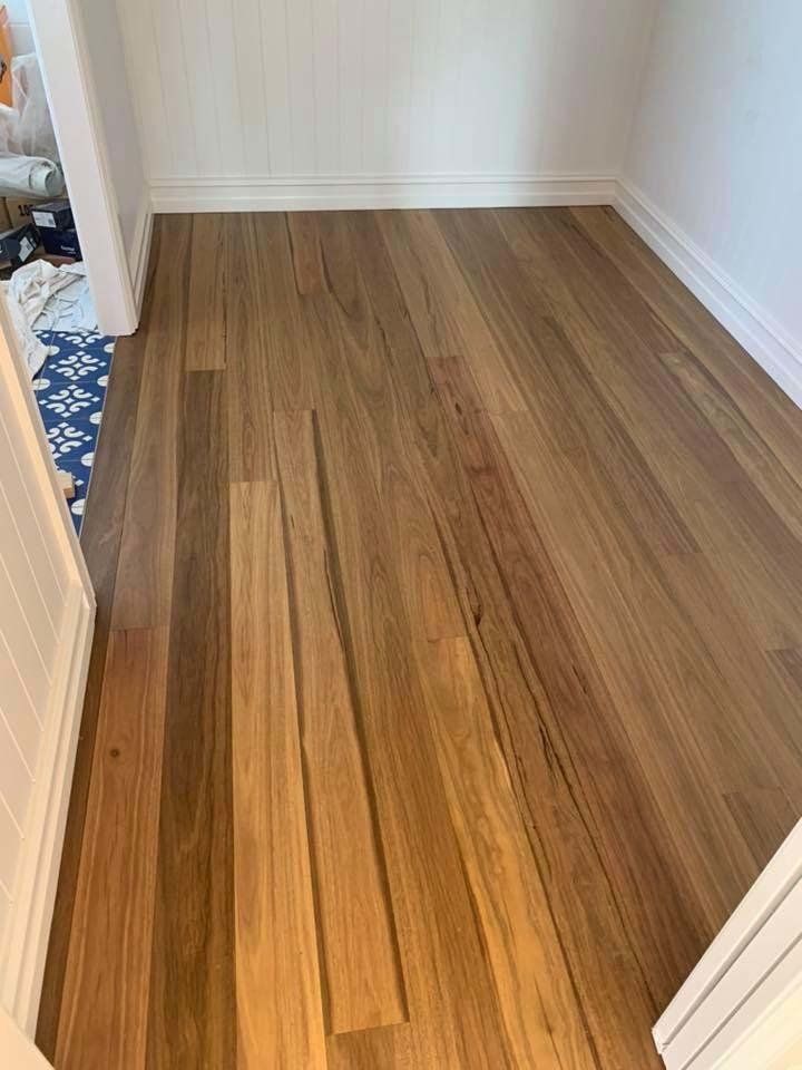 new wood floors in empty room