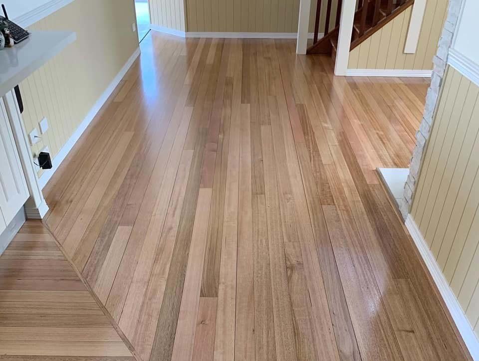 light  wood floors in empty room