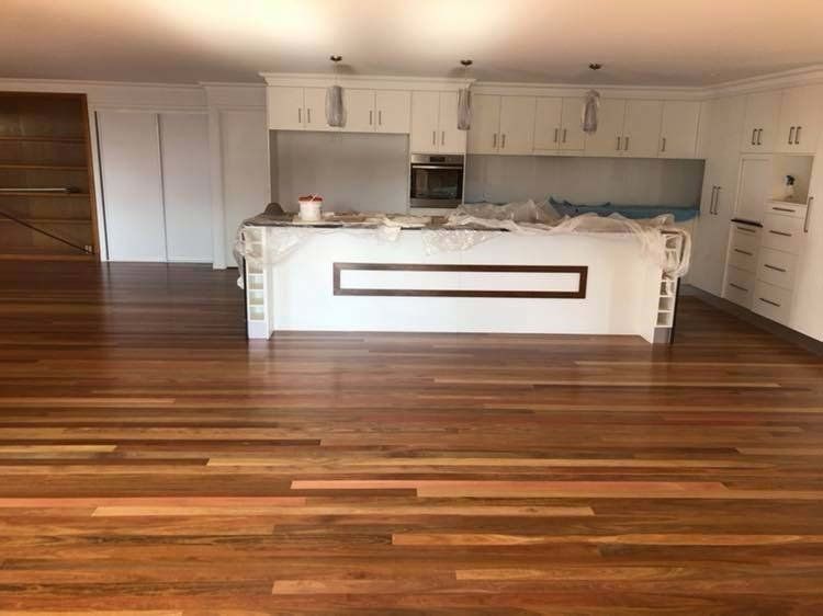 new wood floors in kitchen