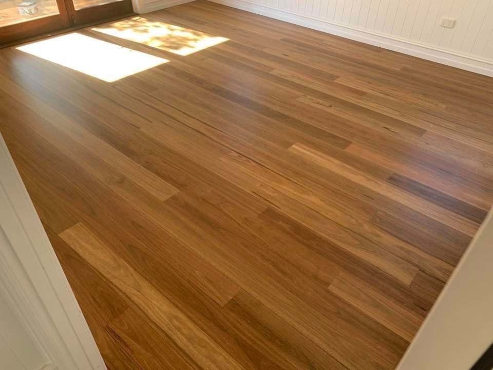 new wood floors in empty room