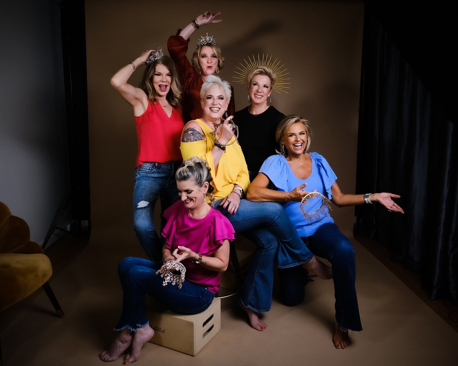 Pictures of Julie Jones with family and friends