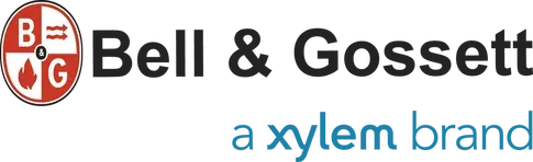 A logo for bell & gossett a xylem brand