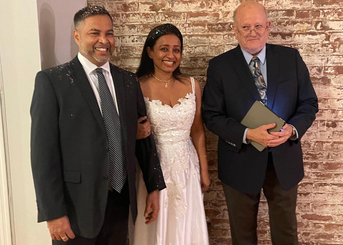 festive wedding ceremonies by NYC officiant