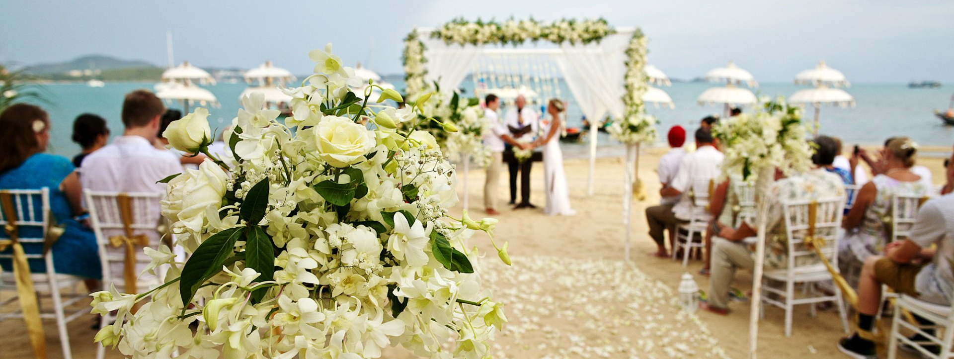 beautiful beach wedding