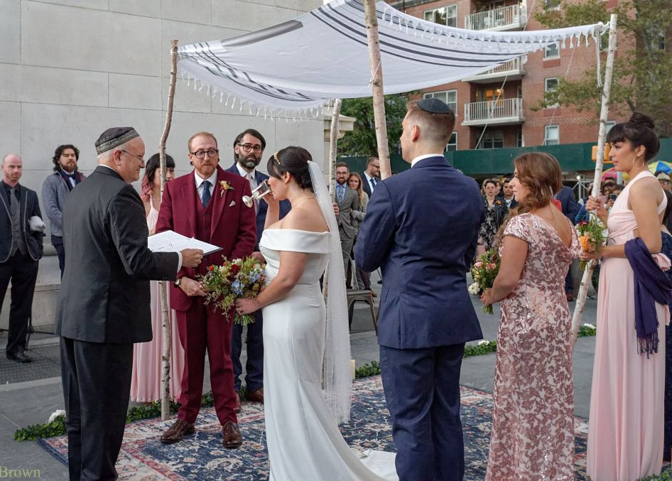 Jewish wedding under the Chuppah