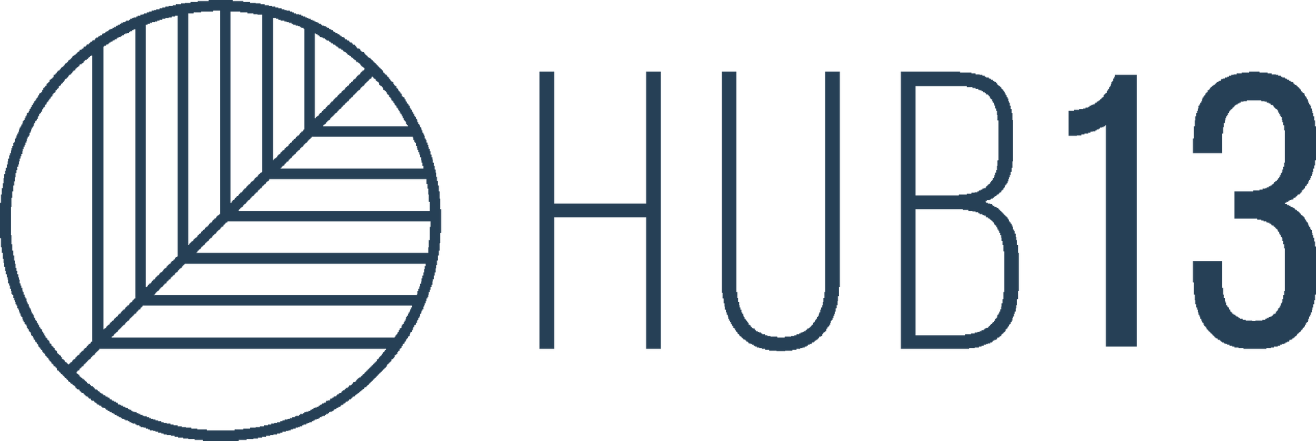 Hub13 Logo - Header - Click to go home