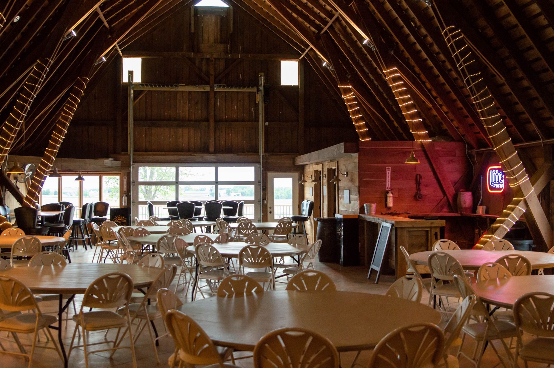 upstairs of barn venue
