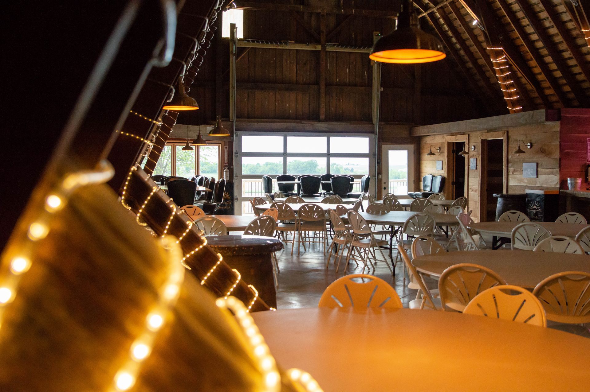 upstairs of barn venue