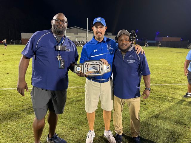 New Hampton County High School wins first ever football game