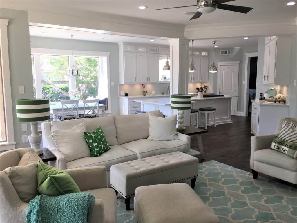 An open concept living space