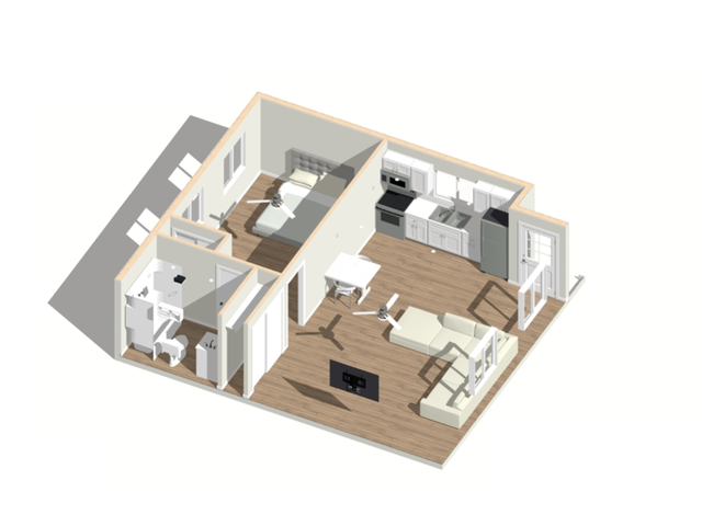 ADU floor plan example