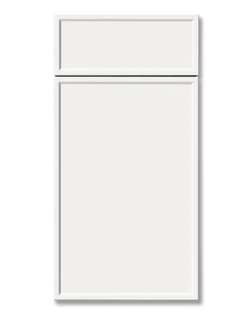 A white cabinet door.