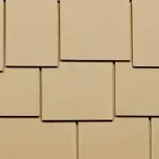 A close up of exterior housing materials