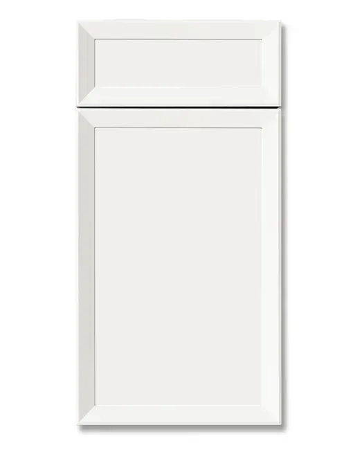 A white cabinet door.