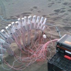 preparazione di candelotti per spettacolo pirotecnico 10