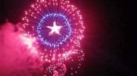 spettacolo con fuochi d'artificio