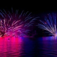 spettacolo di fuochi d'artificio