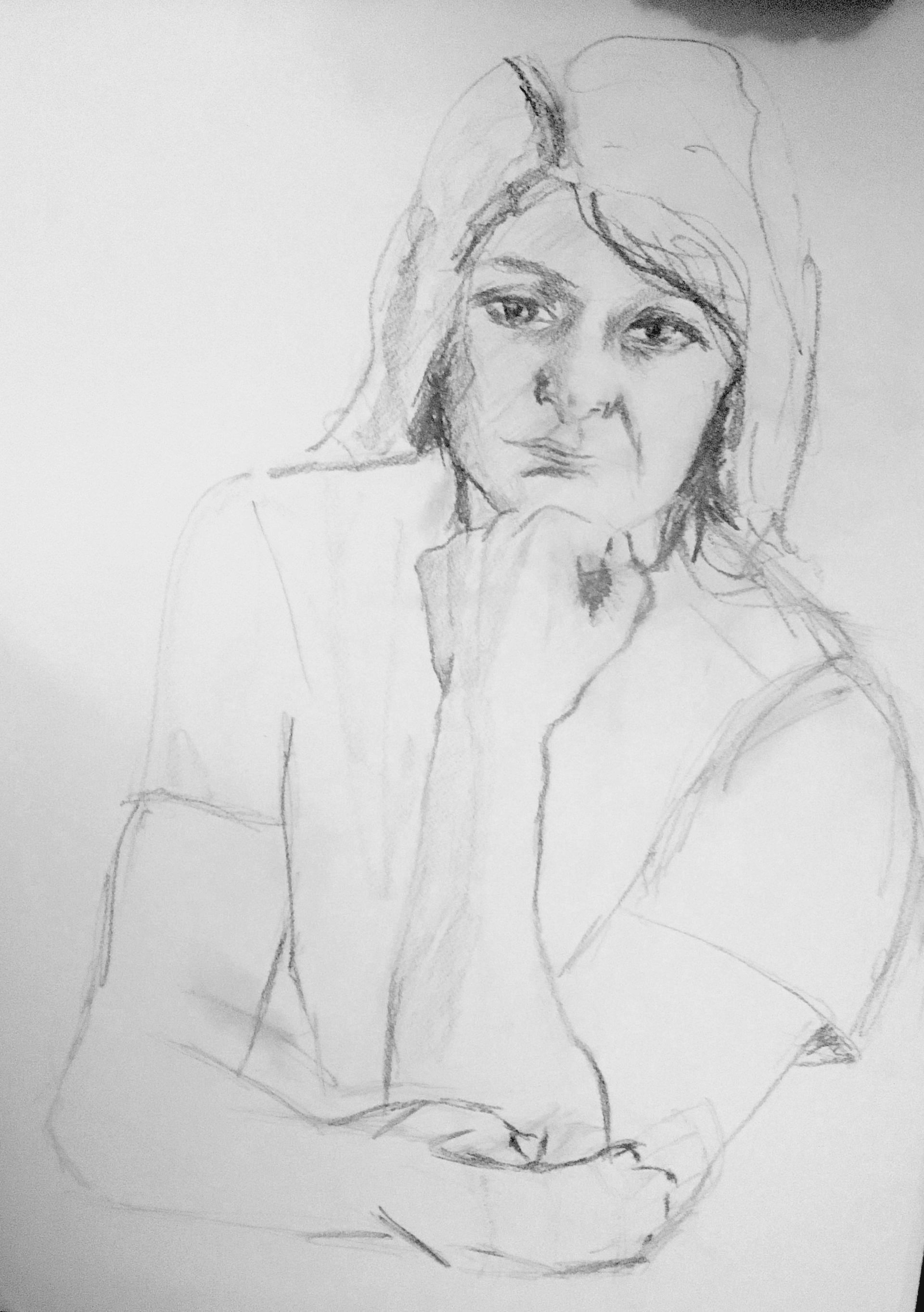 Houtskooltekening, charcoal drawing, kunst, den haag, artist, kunstenaar, tekenen, portret, portrait