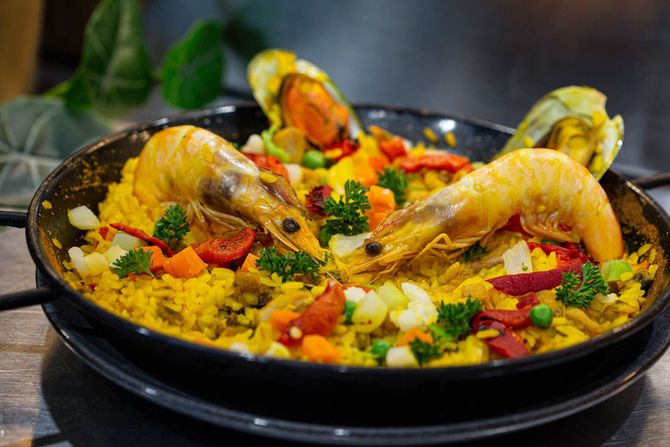 Seafood Paella at La Ros Dee - Spanish & Thai Takeaway  in Civic, Canberra CBD
