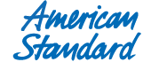 American Standard logo in blue text on a white background.