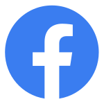 Facebook logo: white 