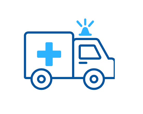 A blue speech bubble with a plus sign on it.