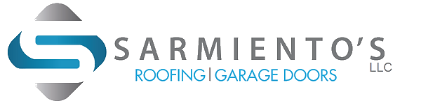The logo for sarmiento 's roofing and garage doors llc