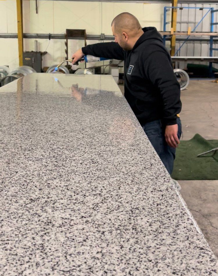 Man Doing Epoxy Coating — Salem, OR — Elite Surface Coatings