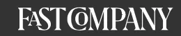A black and white logo for fast company