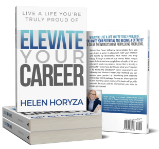 A book titled elevate your career by helen horyza