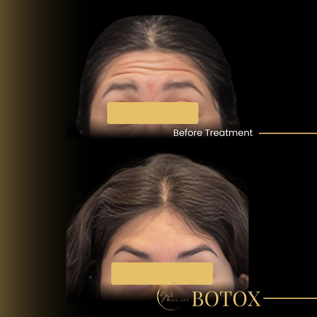 Two women wearing sunglasses are standing next to each other in front of a sign that says gofi