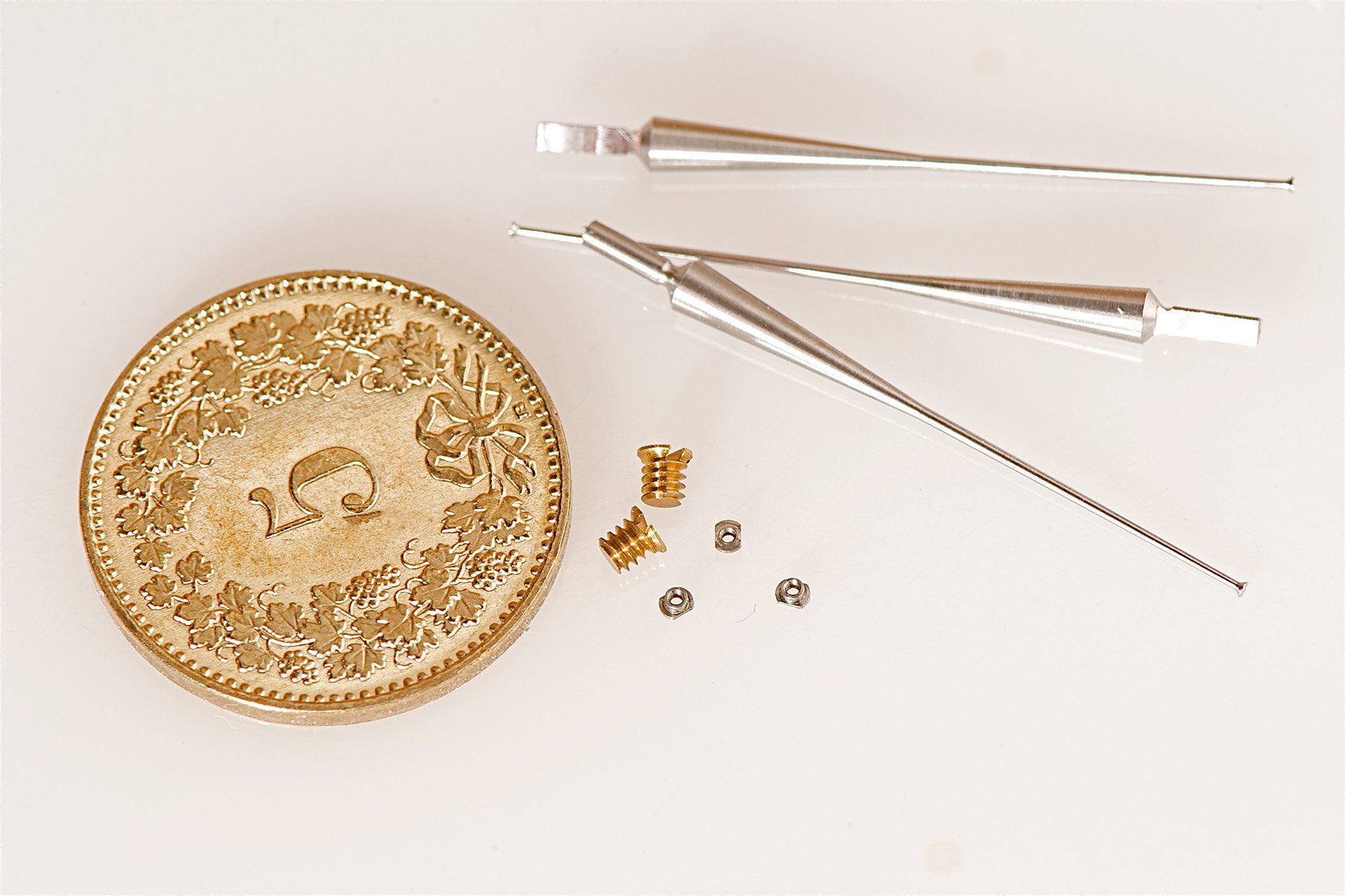 Göldi Präzisionsmechanik AG - Bildergalerie Décolletage - Hochpräzisionsteile