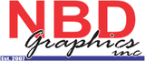 NBD Graphics logo - custom print and sign products