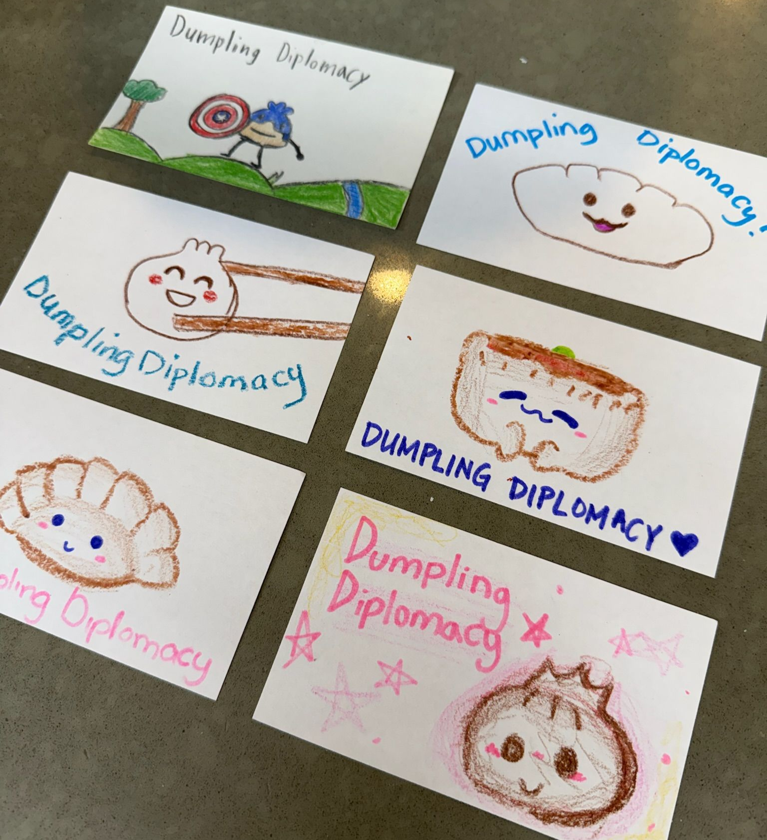 Send us your dumpling cards!