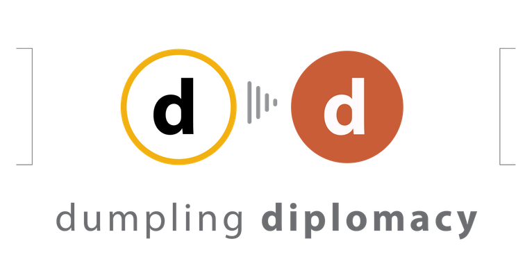 Dumpling Diplomacy logo: two circles with 