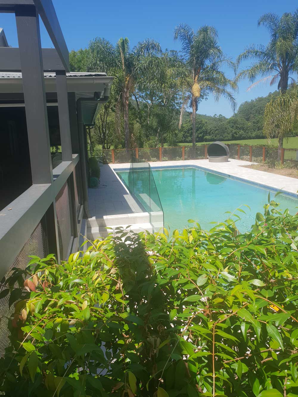 Pool with Landscaped Gardens— Landscaping inspiration in Matcham, Central Coast