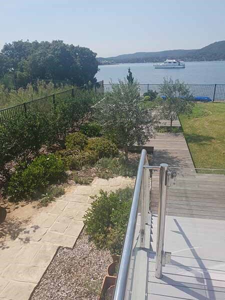 Garden Pavement with the Water View — Landscaping inspiration in Matcham, Central Coast