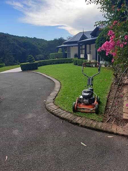 Lawn Mower — Landscaping inspiration in Matcham, Central Coast
