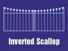 Fence Inverted Scallop  - Central Coast, NSW - T&D Fence Factory