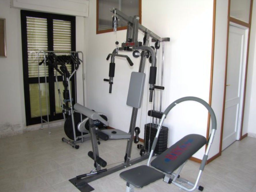 gym of the hotel