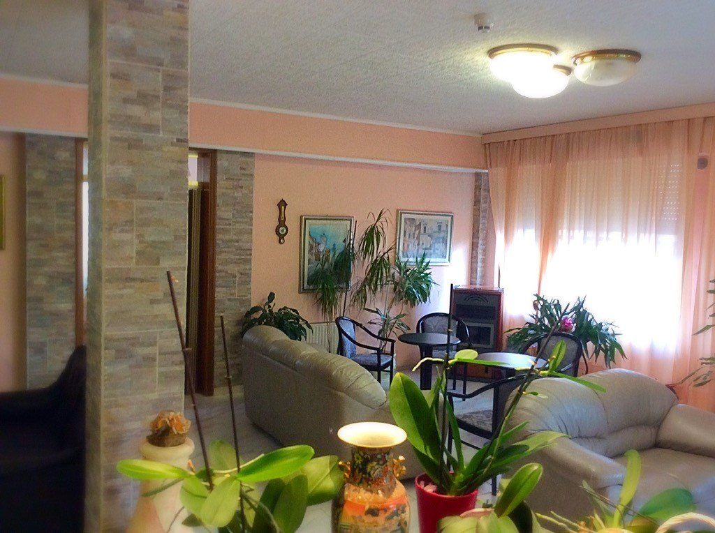couches of the hall of a hotel
