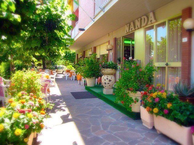entrance of the restaurant