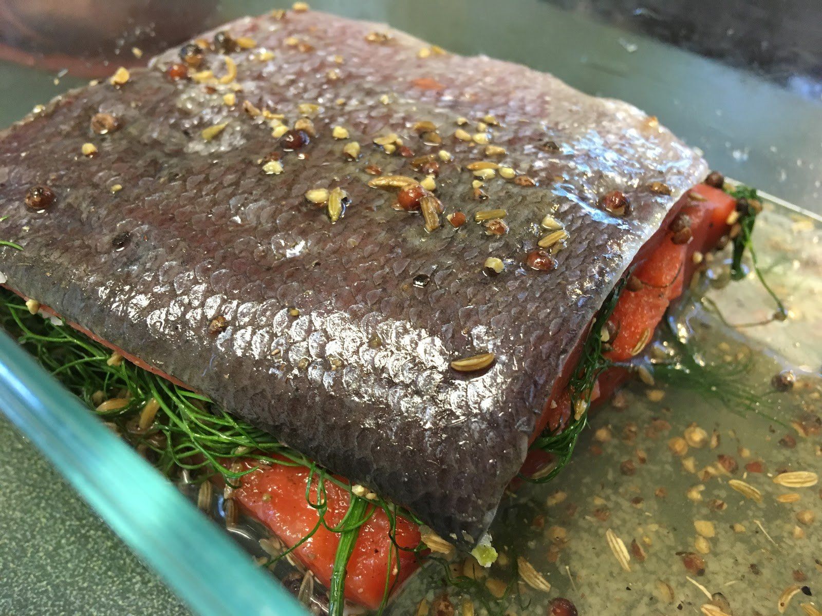 salmon cooked