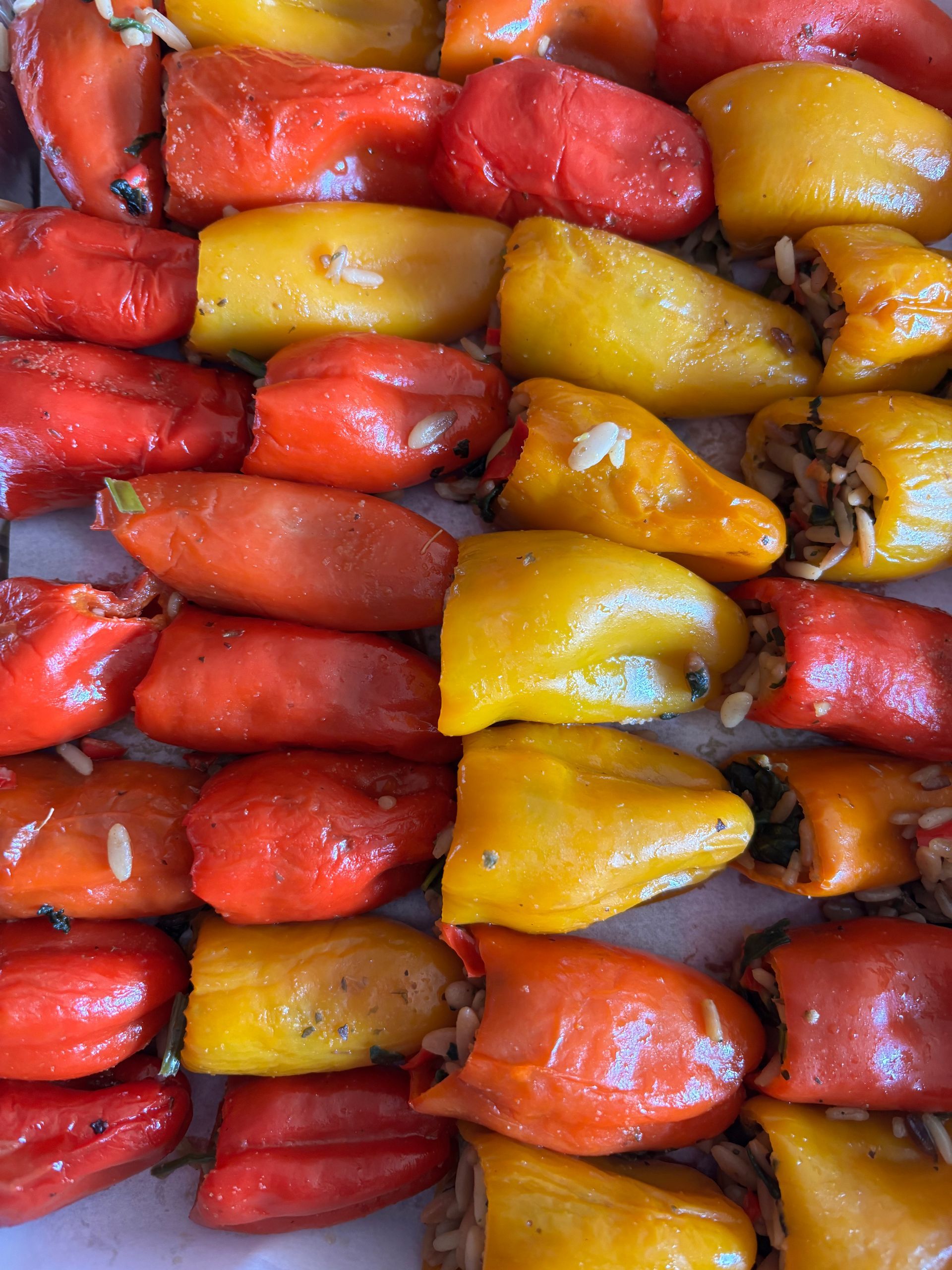 Vegie Stuffed Mini Peppers