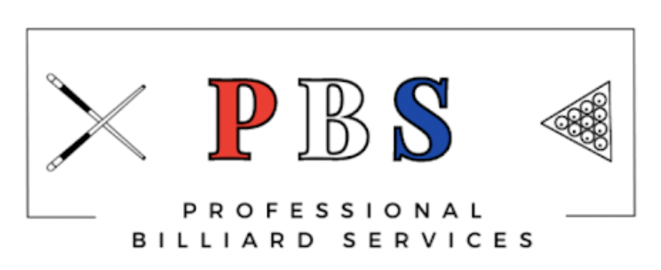 a professional billiard services logo that says you 're never behind the 8 ball with us