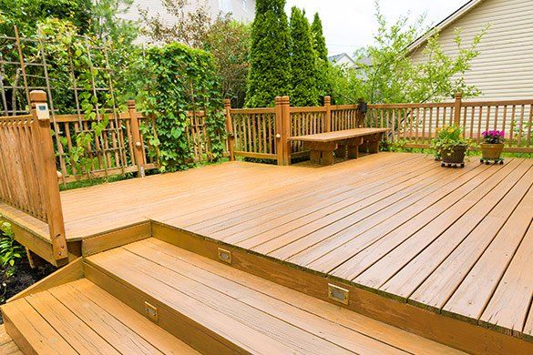 Wooden Deck With Steps — Beaver Damn, WI — Heimerl Corporation