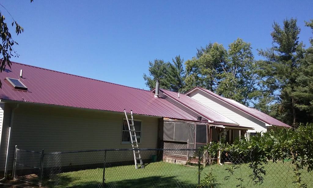 Before House with Red Roof — Kingsport, TN — McClain Roofing and Siding