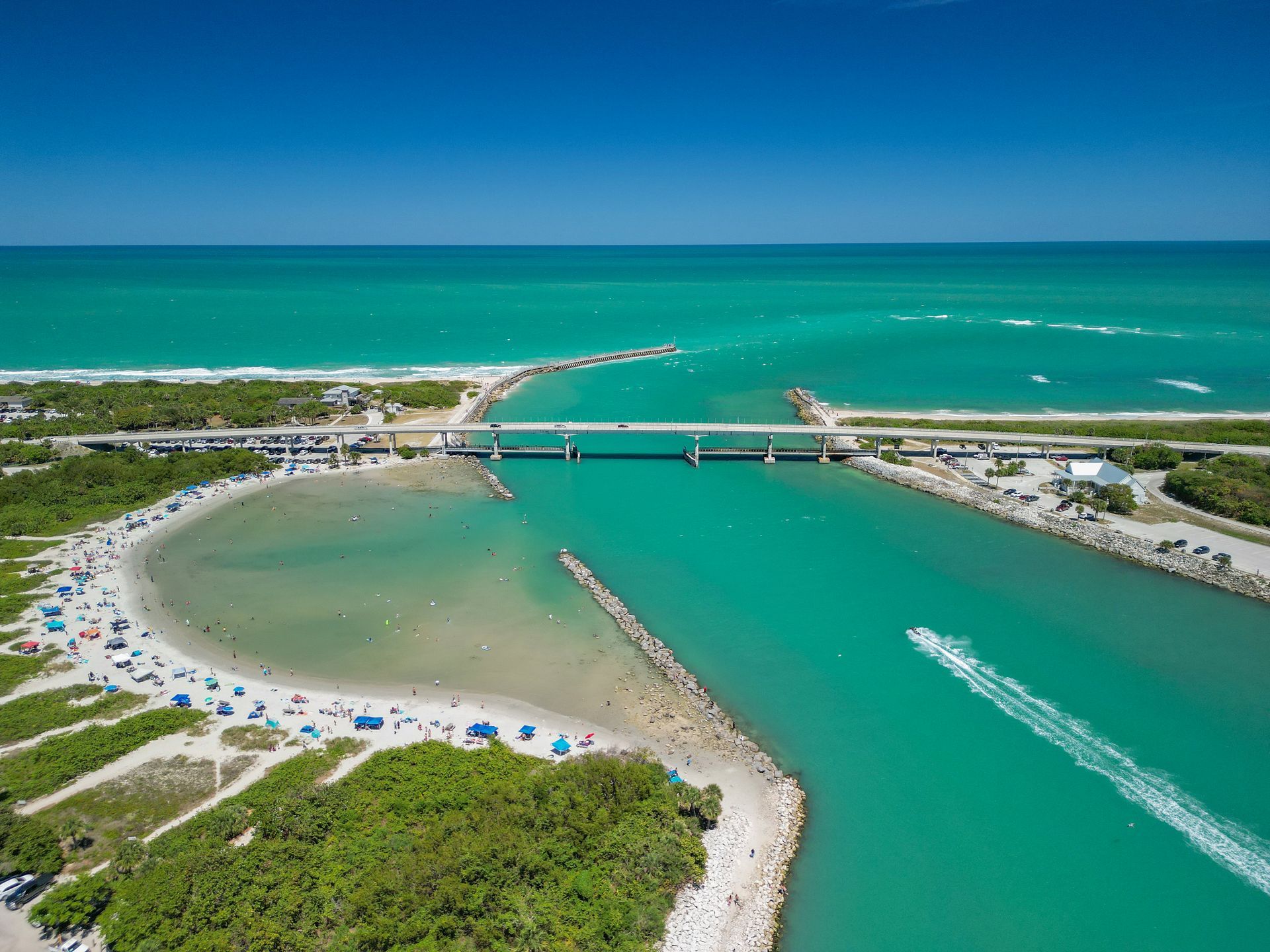 Beautiful Blue Water Ways at Sebastian Inlet